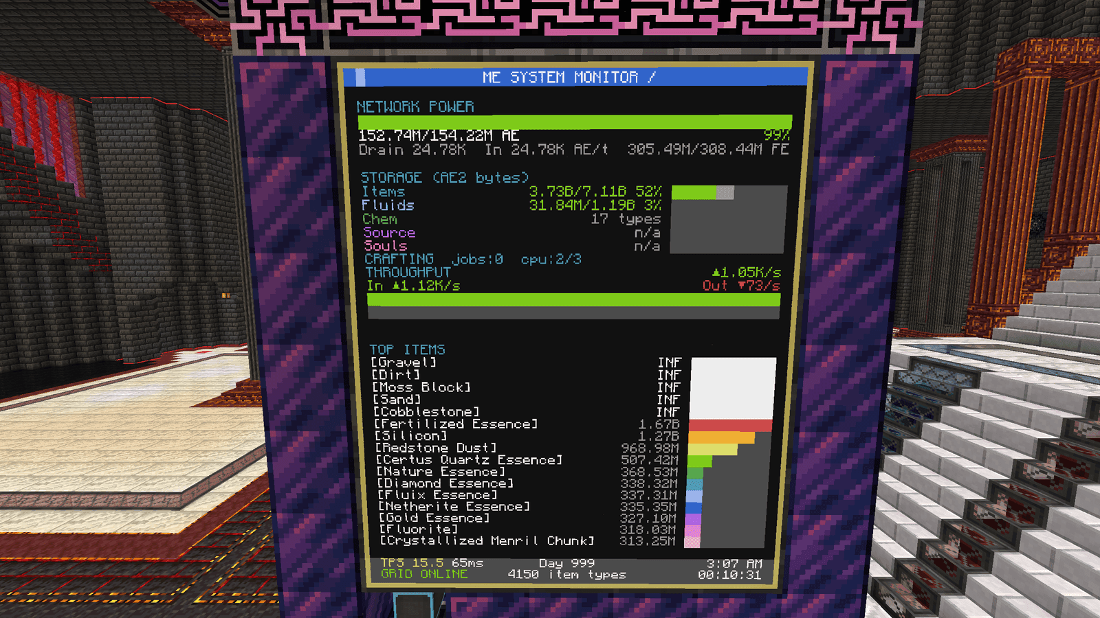 AE2 CC:Tweaked Resource Monitor