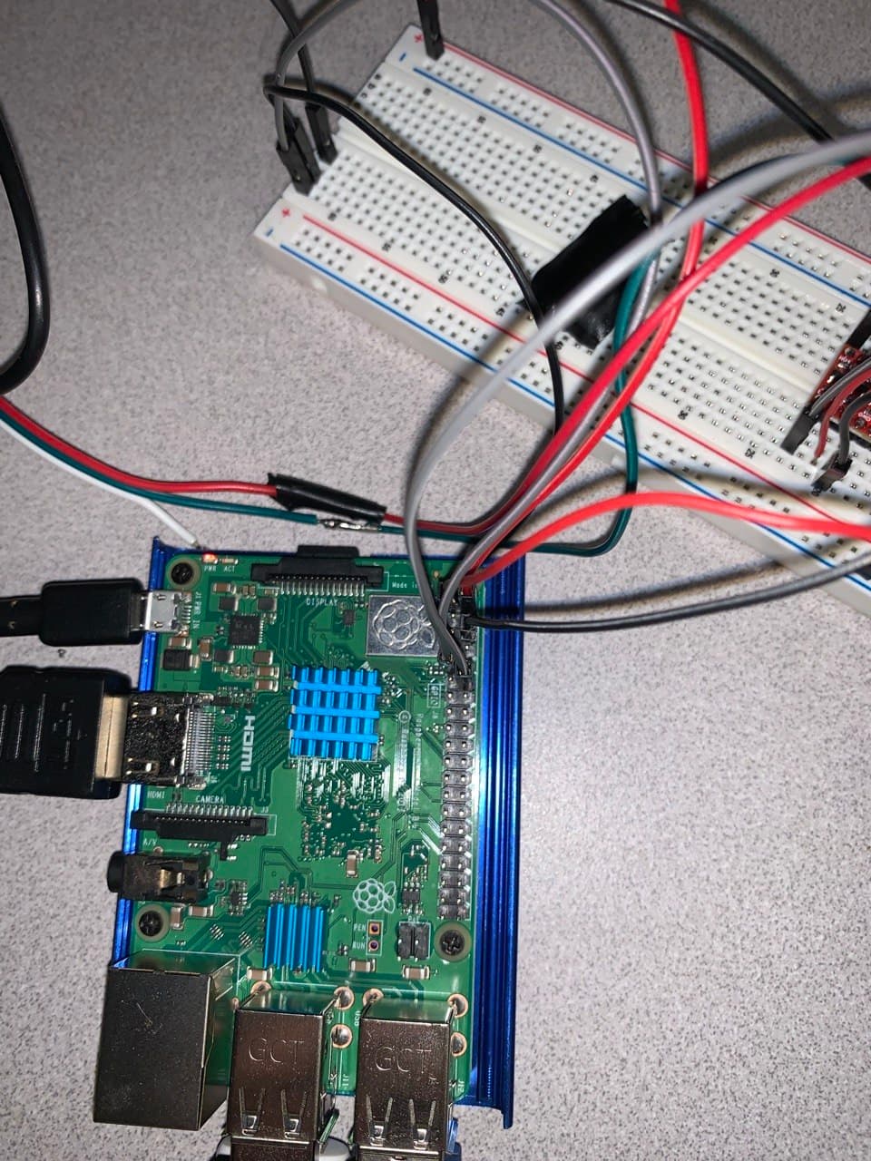 GPIO wiring on the Raspberry Pi
